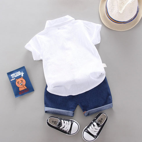 Summer Boy Digger Shirt Set
